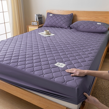 91家纺网 家纺一手货源 找家纺 （总）衿成家纺 2025新款大豆纤维防水夹棉床笠