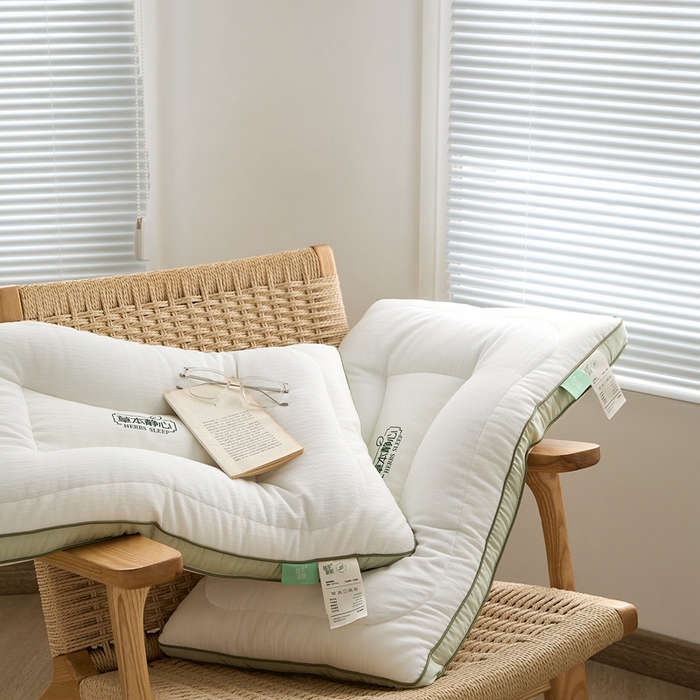 91家纺网 家纺一手货源 找家纺 （总）境月枕芯坊 2024新款植萃眠眠元气草本静心枕头枕芯