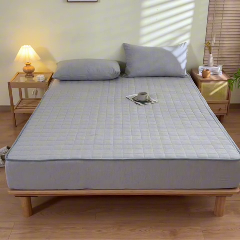 91家纺网 家纺一手货源 找家纺 （总）ab家纺 2024新款色织全棉夹棉床笠