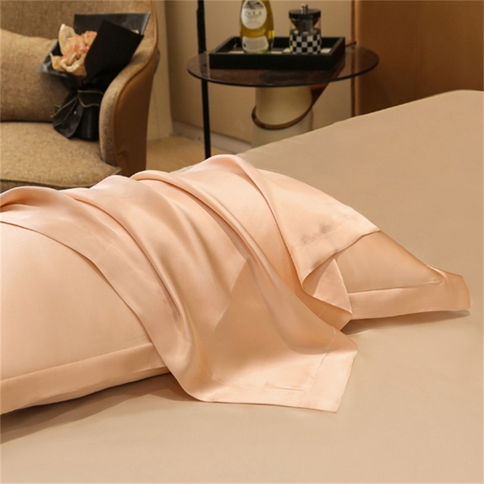 91家纺网 家纺一手货源 找家纺 （总）凯森家纺 2024新款双面真丝宽边款枕头套枕芯套