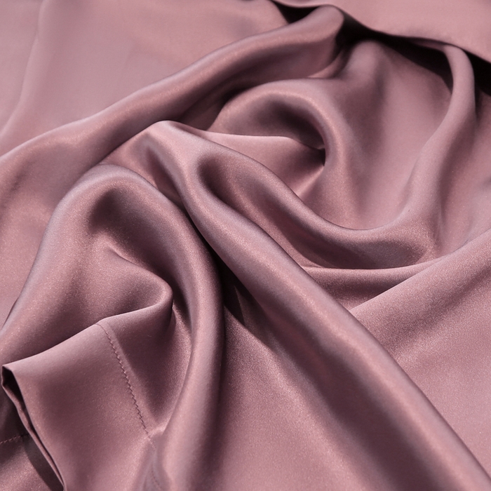 91家纺网 家纺一手货源 找家纺 凯森家纺 2024重磅单面纯真丝枕套桑蚕丝枕芯套单人枕头套 豆沙紫