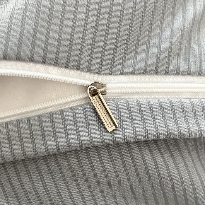 91家纺网 家纺一手货源 找家纺 慕澄 2024新款时尚印花泡泡棉花边四件套 竹影