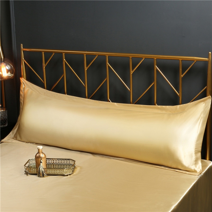 91家纺网 家纺一手货源 找家纺 （总）凯森家纺 2024夏季水洗真丝双面情侣枕套冰丝丝绸天丝枕芯套加长枕芯套