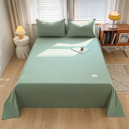 91家纺网 家纺一手货源 找家纺 （总）衿成家纺 2025新款13372全棉喷气纯色单品床单