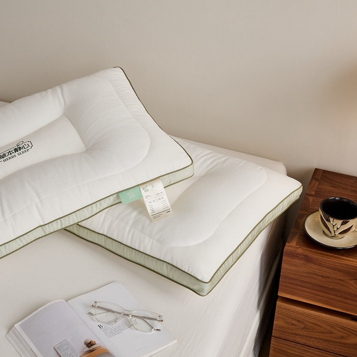 91家纺网 家纺一手货源 找家纺 （总）境月枕芯坊 2024新款植萃眠眠元气草本静心枕头枕芯