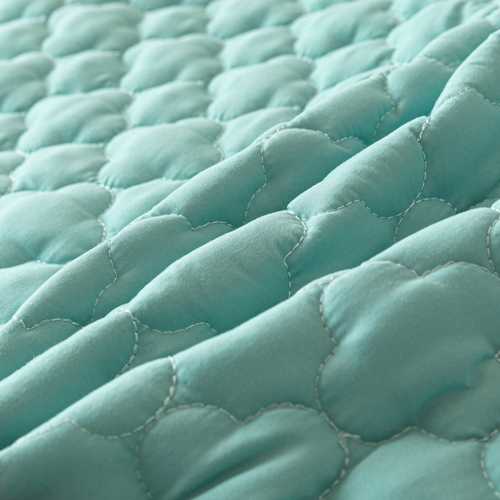 91家纺网 家纺一手货源 找家纺 卡伦 2025新款夹棉床笠烫画系列 皇冠-兰