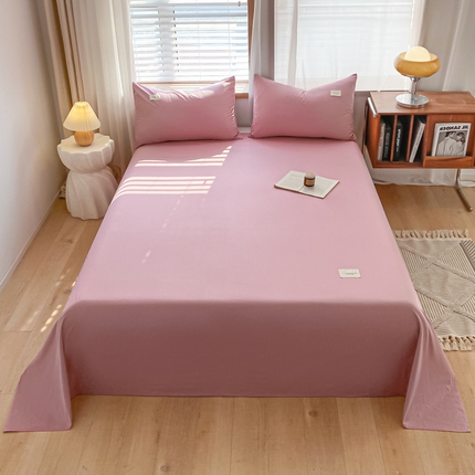 91家纺网 家纺一手货源 找家纺 （总）衿成家纺 2025新款13372全棉喷气纯色单品床单