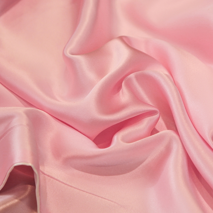 91家纺网 家纺一手货源 找家纺 凯森家纺 2024重磅单面纯真丝枕套桑蚕丝枕芯套单人枕头套 少女粉