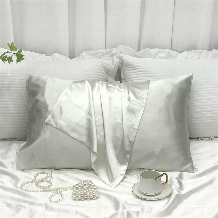 91家纺网 家纺一手货源 找家纺 （总）凯森家纺 2024新款冰丝枕套高仿真丝枕头套夏季天丝枕芯套-口袋款