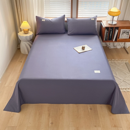 91家纺网 家纺一手货源 找家纺 （总）衿成家纺 2025新款13372全棉喷气纯色单品床单