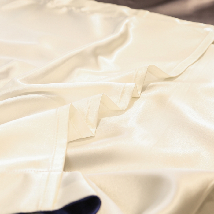 91家纺网 家纺一手货源 找家纺 凯森家纺 2024重磅单面纯真丝枕套桑蚕丝枕芯套单人枕头套 贵族蓝