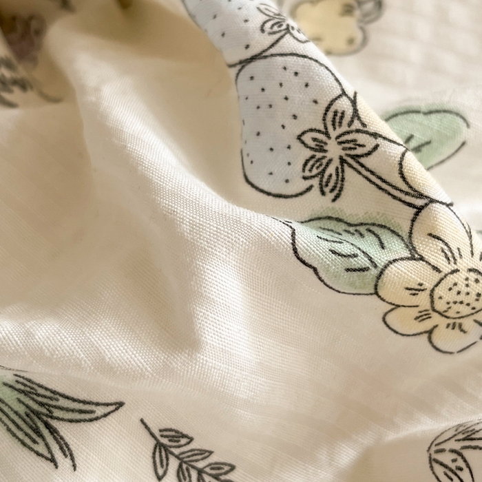 91家纺网 家纺一手货源 找家纺 慕澄 2024新款时尚印花泡泡棉花边四件套 甜小兔