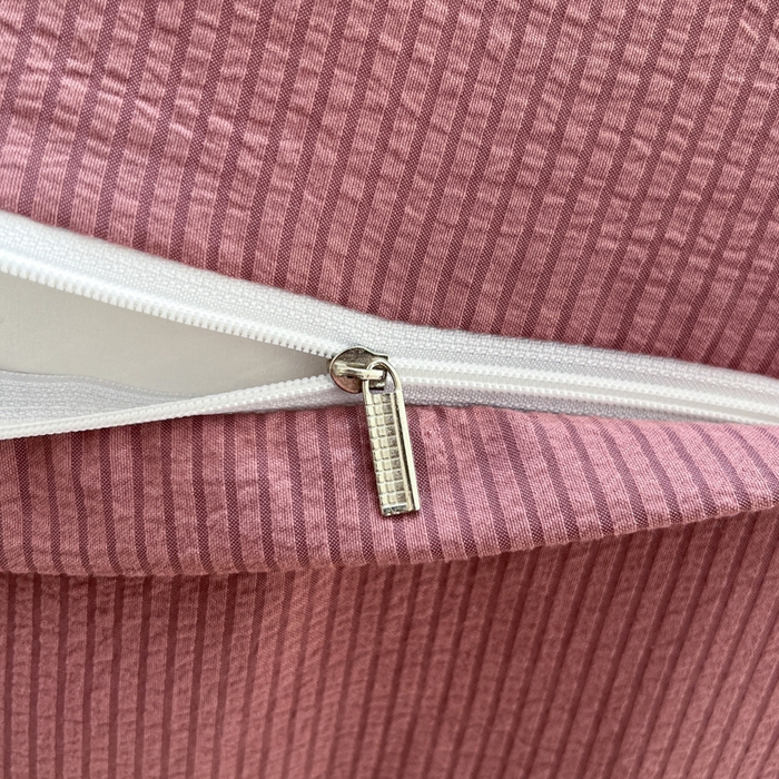 91家纺网 家纺一手货源 找家纺 慕澄 2024新款时尚印花泡泡棉花边四件套 心语