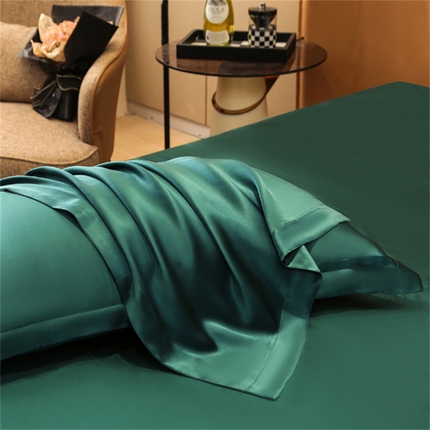 91家纺网 家纺一手货源 找家纺 （总）凯森家纺 2024新款双面真丝宽边款枕头套枕芯套