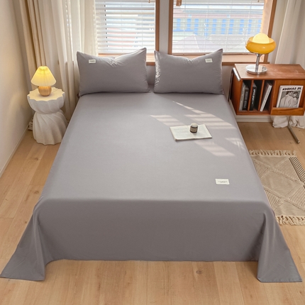 91家纺网 家纺一手货源 找家纺 （总）衿成家纺 2025新款13372全棉喷气纯色单品床单