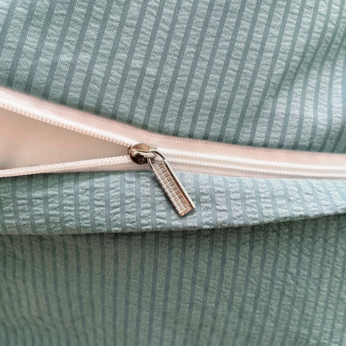 91家纺网 家纺一手货源 找家纺 慕澄 2024新款时尚印花泡泡棉花边四件套 晴朗