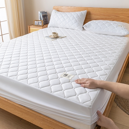 91家纺网 家纺一手货源 找家纺 （总）衿成家纺 2025新款大豆纤维防水夹棉床笠