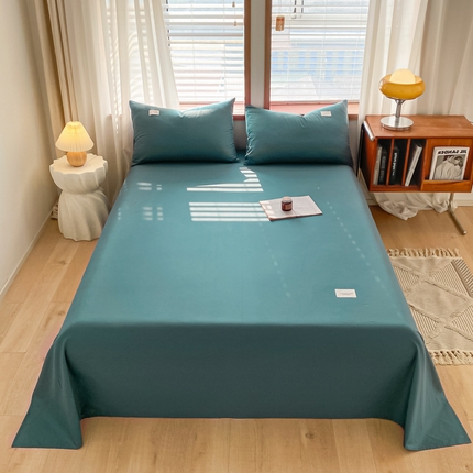 91家纺网 家纺一手货源 找家纺 （总）衿成家纺 2025新款13372全棉喷气纯色单品床单