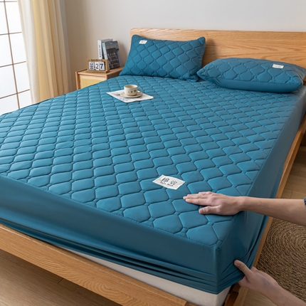 91家纺网 家纺一手货源 找家纺 （总）衿成家纺 2025新款大豆纤维防水夹棉床笠