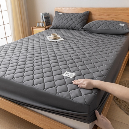 91家纺网 家纺一手货源 找家纺 （总）衿成家纺 2025新款大豆纤维防水夹棉床笠