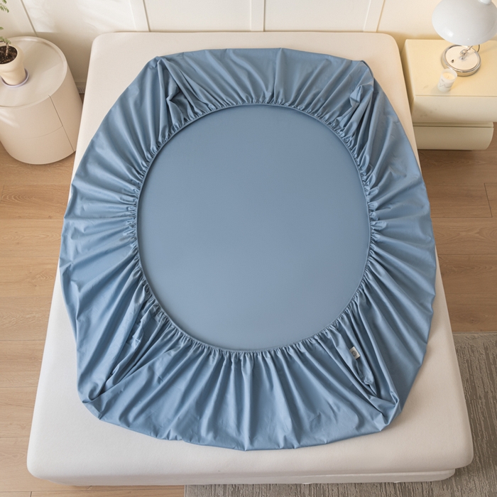 91家纺网 家纺一手货源 找家纺 鑫钰 2024新款A类新疆长绒棉床笠-星月 	 星月-钻石蓝