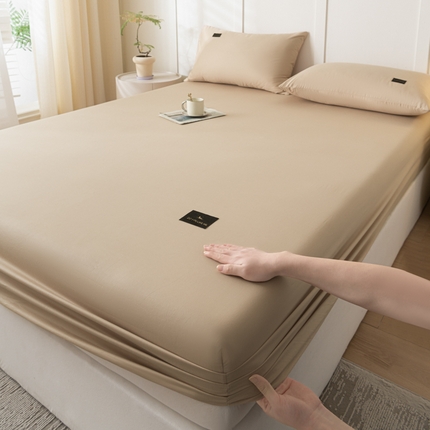 91家纺网 家纺一手货源 找家纺 鑫钰 2024新款A类新疆长绒棉床笠-星月 	 星月-香槟驼