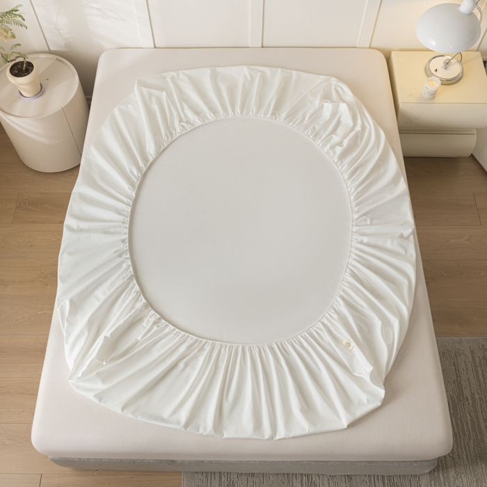 91家纺网 家纺一手货源 找家纺 鑫钰 2024新款A类新疆长绒棉床笠-星月 	 星月-雪月白