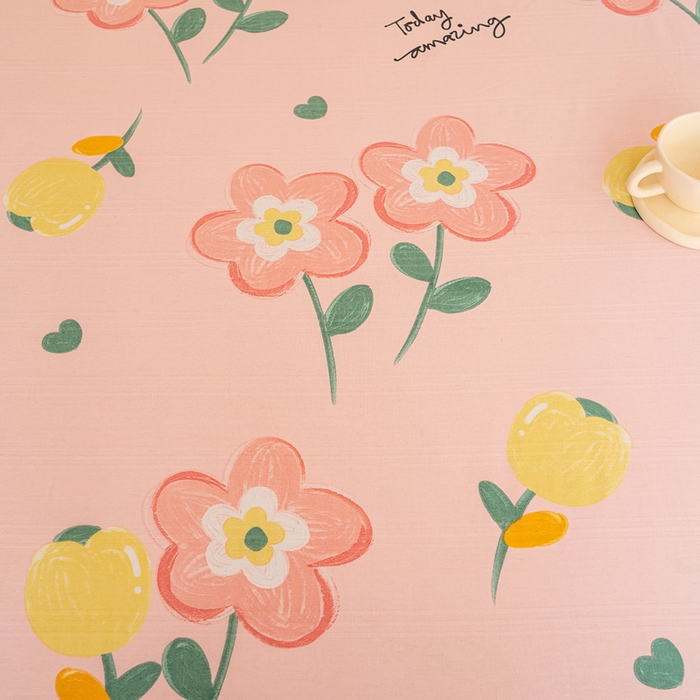 91家纺网 家纺一手货源 找家纺 首爱家纺 2025新款花边老粗布印花床单系列套件 花香情意