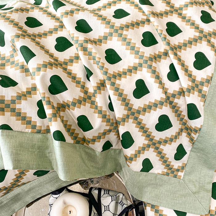 91家纺网 家纺一手货源 找家纺 金奇达 2024新款全棉宽边轻奢四件套 海贝