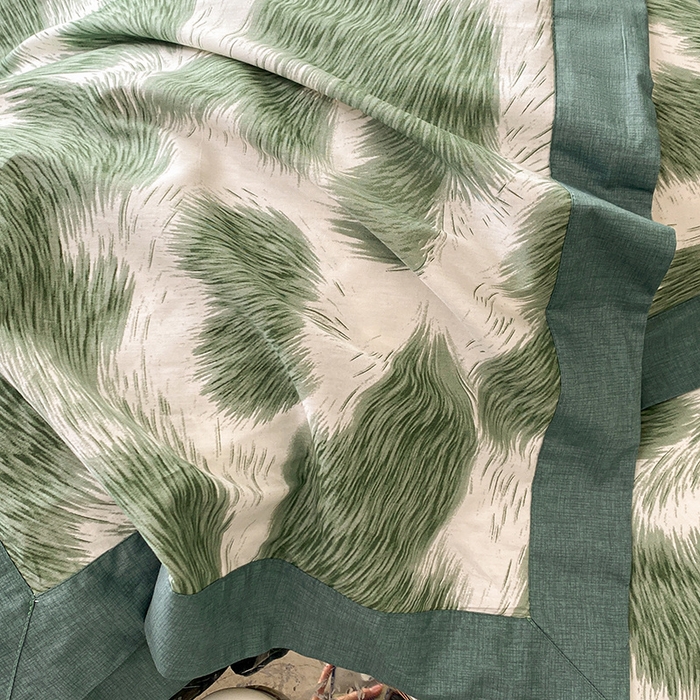 91家纺网 家纺一手货源 找家纺 金奇达 2024新款全棉宽边轻奢四件套 若梦