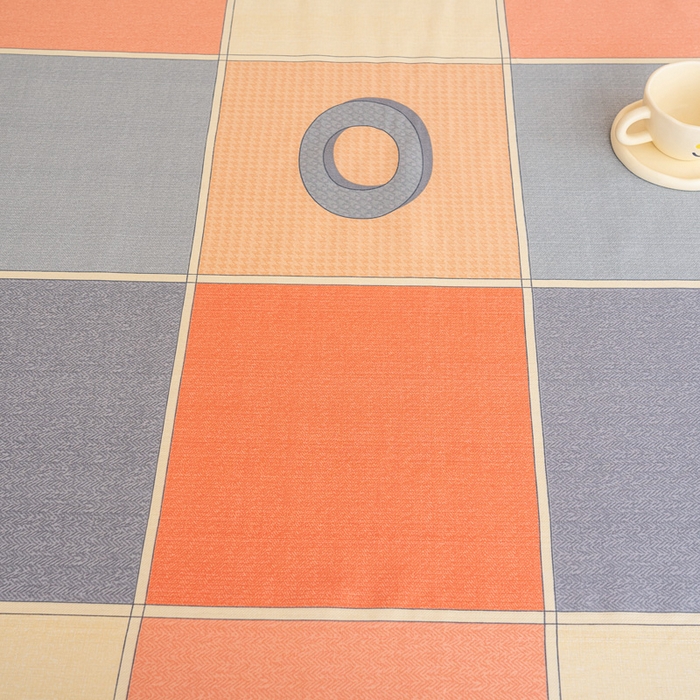 91家纺网 家纺一手货源 找家纺 首爱家纺 2025新款花边老粗布印花床单系列套件 字母风格