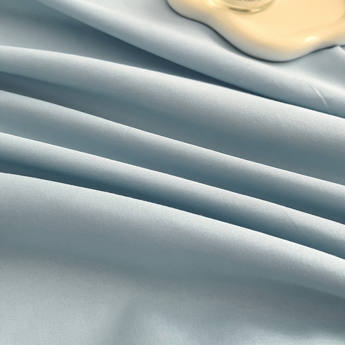 91家纺网 家纺一手货源 找家纺  楠沐家纺 2025新款纯色亲肤芦荟棉水洗棉床笠 浅灰