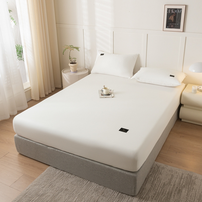 91家纺网 家纺一手货源 找家纺 鑫钰 2024新款A类新疆长绒棉床笠-星月 	 星月-雪月白