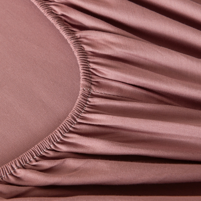 91家纺网 家纺一手货源 找家纺 鑫钰 2024新款A类新疆长绒棉床笠-星月 	 星月-美豆沙