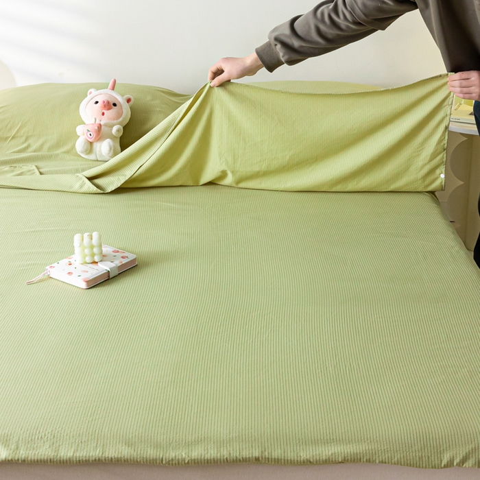 91家纺网 家纺一手货源 找家纺 梦之岛 2024新款A类泡泡棉酒店隔脏旅行睡袋 泡泡棉-清新绿