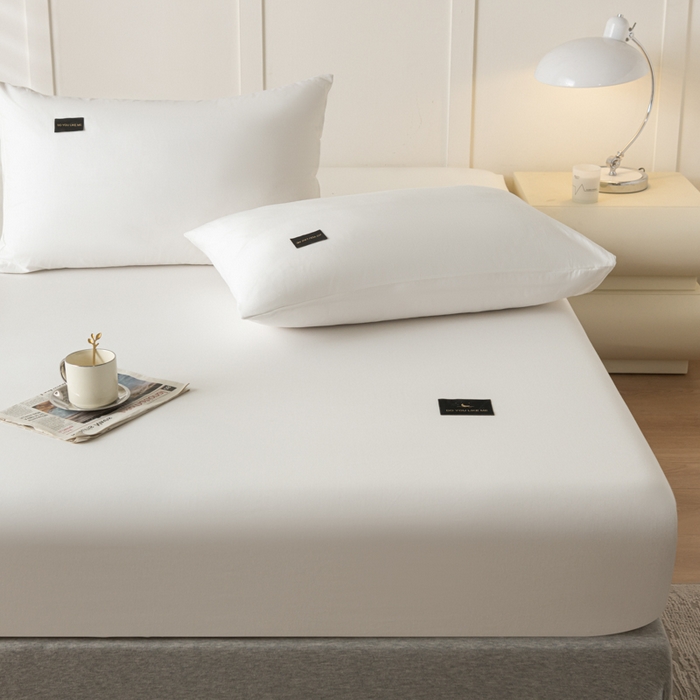 91家纺网 家纺一手货源 找家纺 鑫钰 2024新款A类新疆长绒棉床笠-星月 	 星月-雪月白