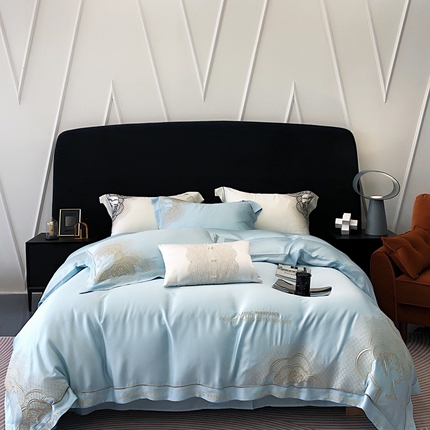 91家纺网 家纺一手货源 找家纺 （总）馨蕊家居 2024春夏新品新疆阿克苏100支高定四件套-棉依恋