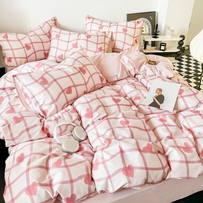 91家纺网 家纺一手货源 找家纺 （总）呗旺鹿 2024新款休闲风全棉纯棉四件套