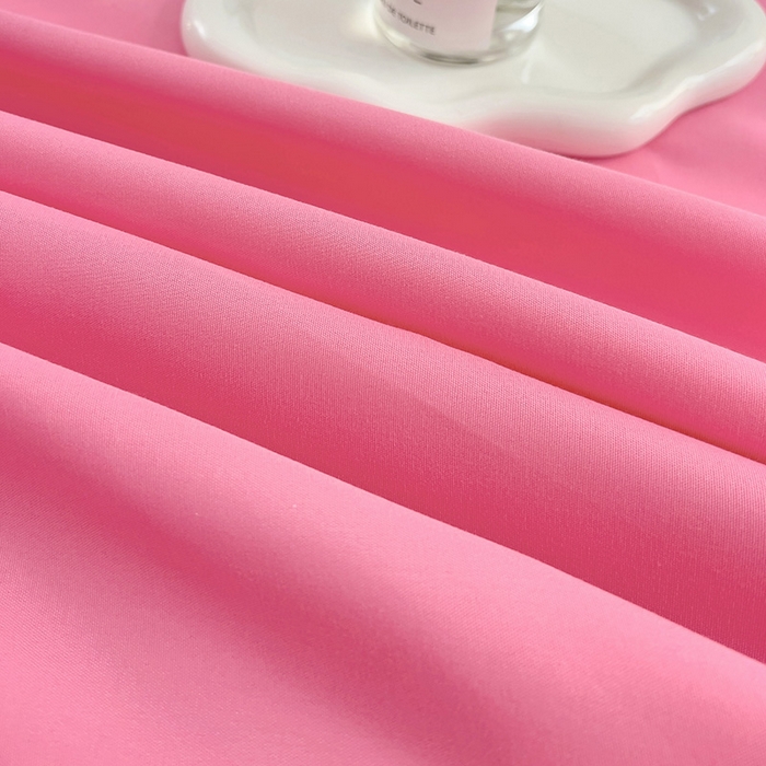 91家纺网 家纺一手货源 找家纺  楠沐家纺 2025新款纯色亲肤芦荟棉水洗棉床笠 玖红