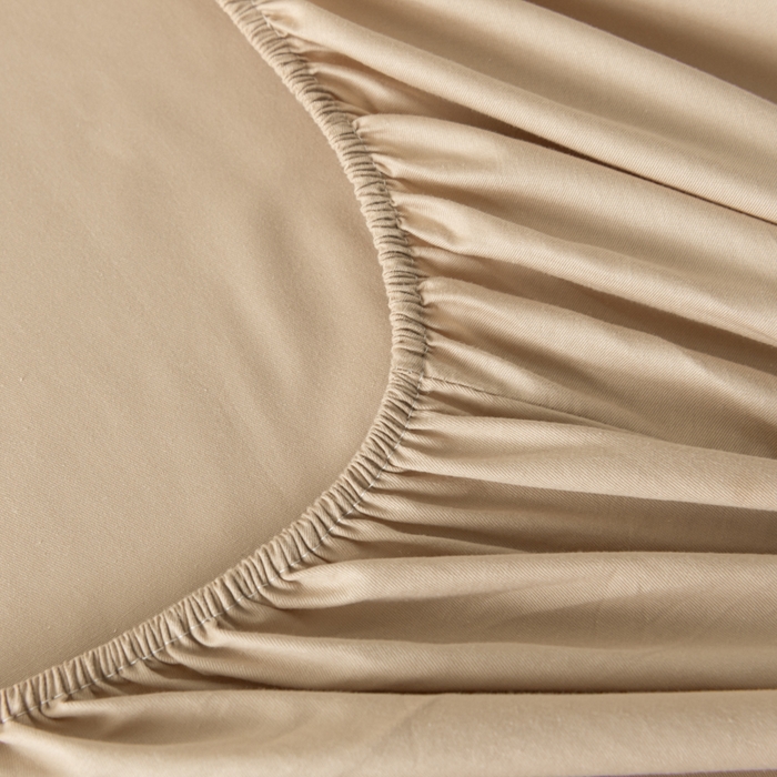 91家纺网 家纺一手货源 找家纺 鑫钰 2024新款A类新疆长绒棉床笠-星月 	 星月-香槟驼