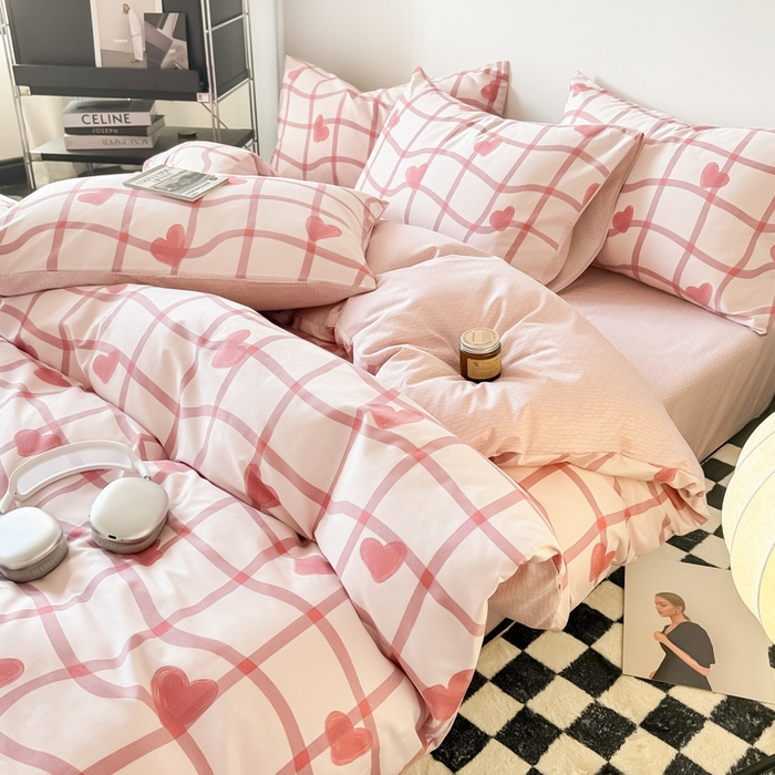 91家纺网 家纺一手货源 找家纺 （总）呗旺鹿 2024新款休闲风全棉纯棉四件套