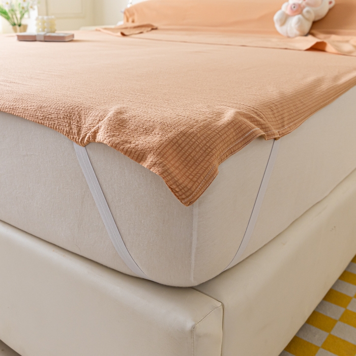 91家纺网 家纺一手货源 找家纺 梦之岛 2024新款A类泡泡棉酒店隔脏旅行睡袋 泡泡棉-焦糖色