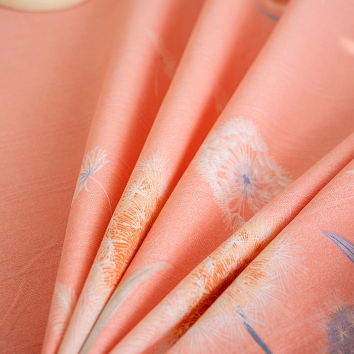 91家纺网 家纺一手货源 找家纺 首爱家纺 2025新款花边老粗布印花床单系列套件 蒲影花香