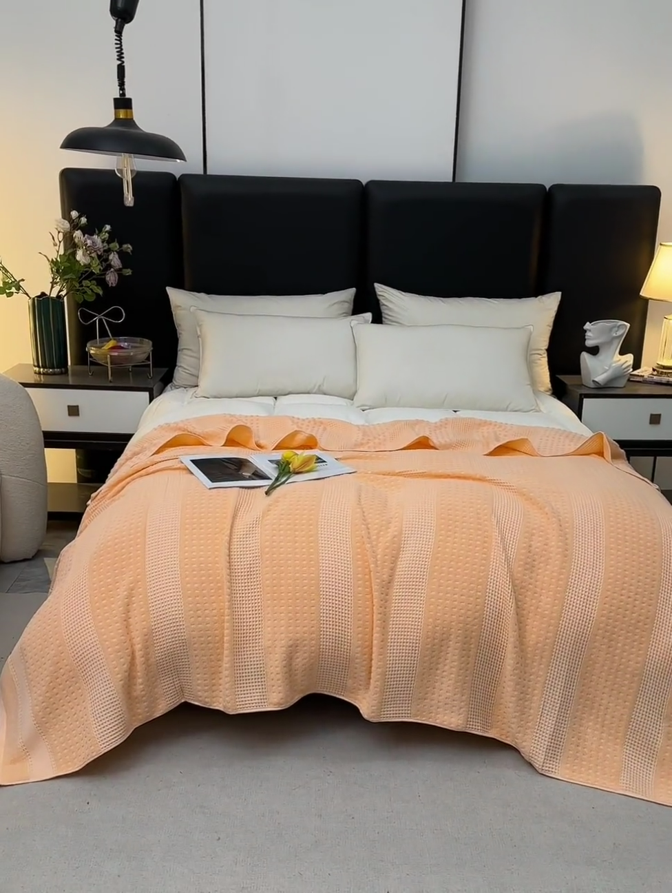 91家纺网 家纺一手货源 找家纺 雯雨家纺 2024老式怀旧A类纯棉毛巾被 蜂窝玉色