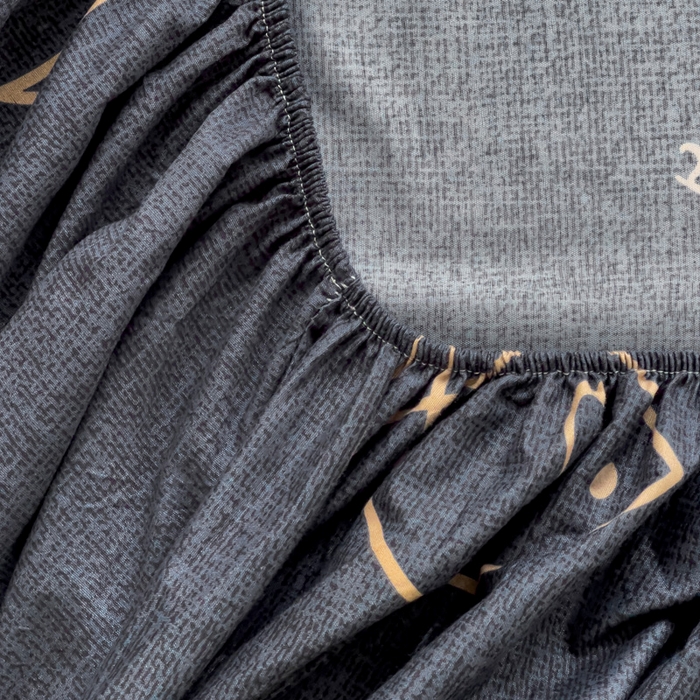 91家纺网 家纺一手货源 找家纺  楠沐家纺 2026新款印花亲肤芦荟棉水洗棉床笠 小鲸鱼