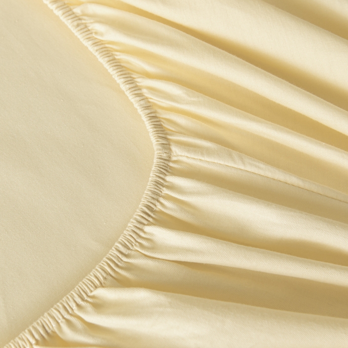 91家纺网 家纺一手货源 找家纺 （总）鑫钰 2024新款A类全棉抗菌纯色素色无印风新疆长绒棉床笠-星月 	