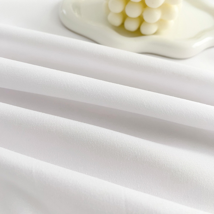 91家纺网 家纺一手货源 找家纺  楠沐家纺 2025新款纯色亲肤芦荟棉水洗棉床笠 本白