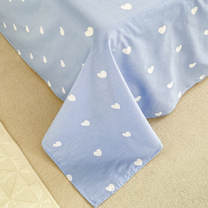 91家纺网 家纺一手货源 找家纺 鸣升家纺 A类印花全棉12868棉花夏凉被四件套夏被 告白小熊