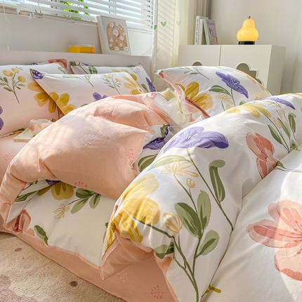 91家纺网 家纺一手货源 找家纺 （总）朵安家纺 2024新款12868全棉四件套系列-四件套