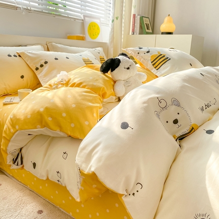 91家纺网 家纺一手货源 找家纺 （总）朵安家纺 2024新款12868全棉四件套系列-四件套